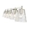 Z-Lite Analia Vanity, 5-Light, 45.75 In.W x 7.5 In.L x 9.25 In.H, Brushed Nickel/Clear Ribbed 1101-5V-BN - alternate 2